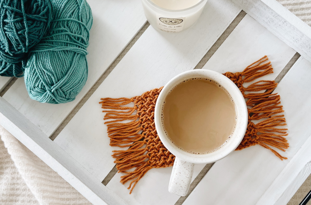 Free Crochet Pattern – Even Moss Stitch Coaster
